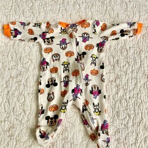 Disney Halloween Kids One Piece - White and Orange